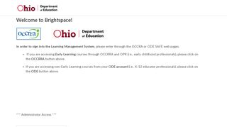 
                            5. Login - Ohio Department of Education - Brightspace! - D2L - Occra Login