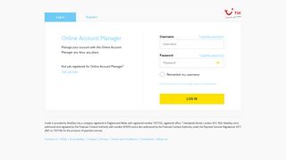 
                            8. Login - Online Account Manager - Tui Travel Money Card Portal
