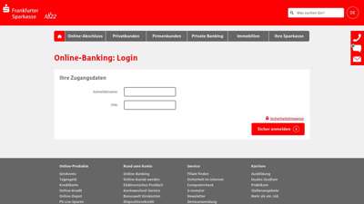 
                            5. Login Online-Banking - frankfurter-sparkasse.de