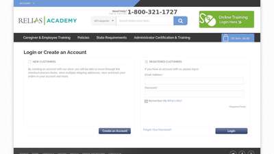 Login or Create an Account - Care and Compliance