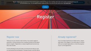 
Login or Register - Coventry Building Society  
