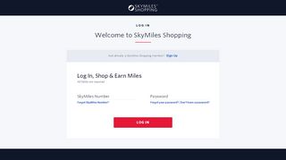 
                            1. Login or Register - Delta SkyMiles Shopping - Skymiles Shopping Portal