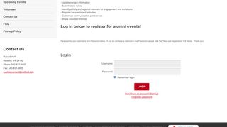 Login or Register - Radford University