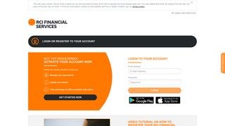 
                            3. Login or Register to your account - Renault Finance Uk Portal