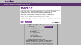 
                            3. Login Page - Aetna Senior Products - Aetnaseniorproducts Member Portal