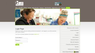 
                            2. Login Page - ESC Careers - East Surrey College - East Surrey College Portal