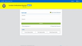 
                            1. Login Page (London Ambulance eSourcing Portal) - London Ambulance Service Email Portal