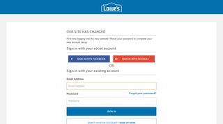 
                            1. Login Page - Lowe's Canada - Lowes Canada Sign In