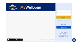 
                            4. Login Page - MyWellSpan - My Wellspan Health Portal
