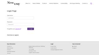 
                            5. Login Page | New Day - House Of Fraser Account Card Portal