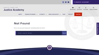Login Page - North Carolina Justice Academy - Ncja Online Portal