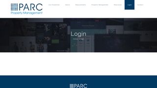 
                            2. Login – PARC Property Management - Parc Properties Tenant Portal
