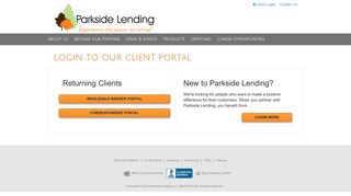 
                            1. Login - Parkside Lending LLC - Parkside Lending Loan Administration Login