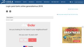 
                            7. Login parol tanki online generalisimus 2016 - IdeaFit - Tanki Online Portal Parol Generalisimus 100