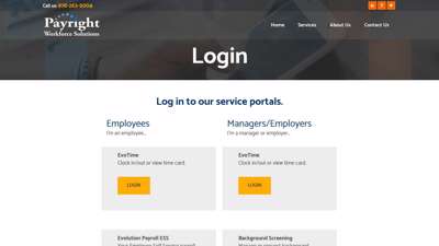 Login - Payright Workforce Solutions