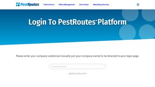 
                            4. Login - PestRoutes - Routes To Support Portal