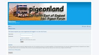 
                            1. Login - Pigeonland - Pigeonland Portal