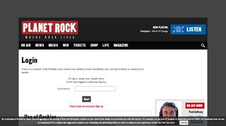 
                            2. Login - Planet Rock - Planet Rock Dating Portal