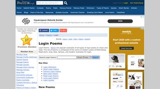 
                            1. Login Poems by Members - Poetry Soup - Poetry Soup Portal