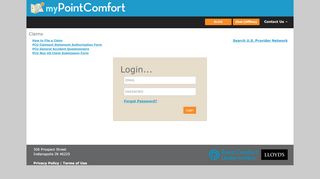 
                            3. Login... - Point Comfort Provider Portal