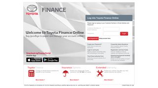 
                            8. Login Portal for Toyota Finance - Toyota Canada Portal