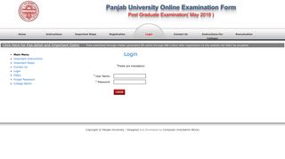 
                            1. Login - Post Graduate Examination - Pgexam Portal