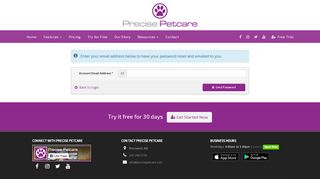 
                            1. Login :: Precise Petcare - Precise Petcare Portal