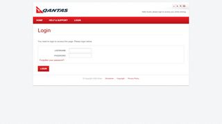 
                            2. Login - Qantas Online Training Portal - Qantas E3 Learning Login