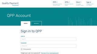 
                            2. Login - QPP - CMS - Pqrs Portal Portal
