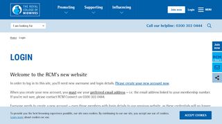 
Login - RCM - Royal College of Midwives  
