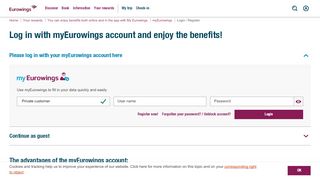 
                            1. Login / Register - Eurowings - My Eurowings Portal