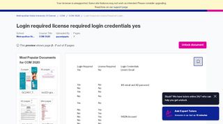 
                            8. Login Required License Required Login Credentials Yes No ... - Enerdeq Login