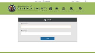 Login - School District of Osceola County - Osceola School District Employee Portal