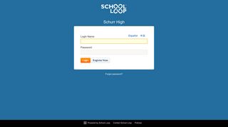 
                            1. Login - Schurr High - School Loop - Shs School Loop Portal