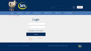 
                            4. Login :: Serta - Serta Dealer Portal