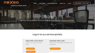 
Login - Service Login | HR, Timekeeping, Payroll, Staffing
