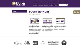 Login Services  Butler Community College