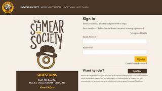 
                            10. Login - Shmear Society - Einstein Bros. Bagels - Einstein Email Portal