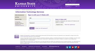 Login - Sign in | Kansas State University - K State Webmail Portal