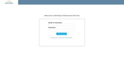 
                            8. Login / Sign In - Workday Professional Services