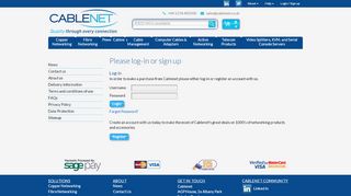 
                            8. Login / Sign up - Cablenet - Cablenet Portal