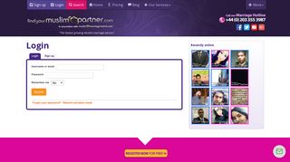 
                            5. Login & sign up to your account: Find Your Muslim Partner - Find Your Muslim Partner Portal