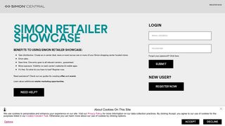 Login - Simon Retailer Showcase