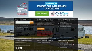 
                            4. Login Site - Log on to our Wi-Fi service - Camping And Caravan Club Wifi Login