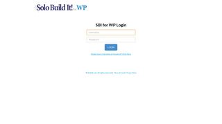 
                            3. Login - SiteSell - Solo Build It Portal