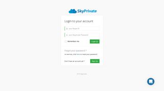 
Login | Skyprivate  
