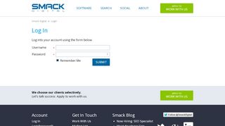 
                            6. Login - Smack Digital - Wesbank Portal