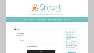 
                            7. Login - Smart Annual Giving - Smart Giving Portal