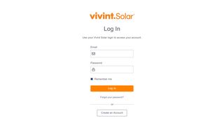 
                            6. Login - Solar Authentication - Vivint Solar - Vivint Email Portal