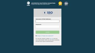 
                            1. Login - SSO – Universitas Multimedia Nusantara - umn - Umn Student Hotspot Portal